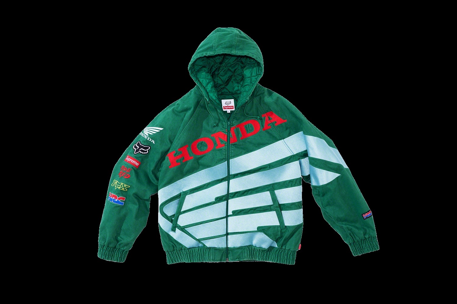 Supreme®/Honda®/Fox® Racing Puffy Zip Up Jacket view 14